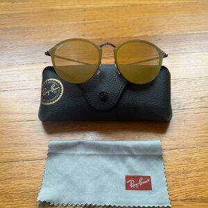 Awesome Ray-Ban Round Mirrored Sunglasses